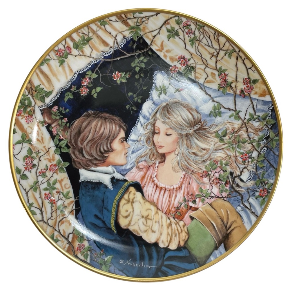 Vintage 1980s Gerda Neubarcher "Classic Fairy Tales" Collectible Plate Kaiser
